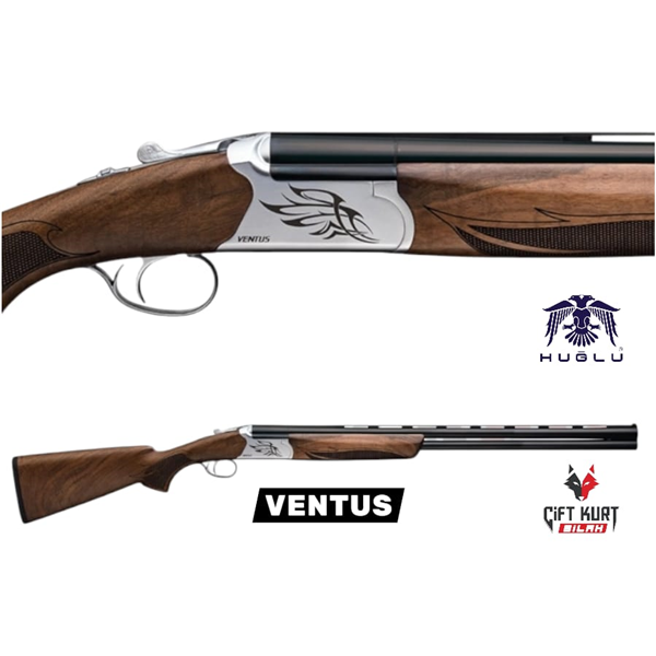 Huğlu VENTUS 12 Süperpoze Tek Tetik Ejektörlü Ağaç Beyaz Av Tüfeği